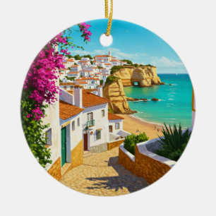 Algarve Portugal Reisen Keramik Ornament