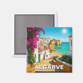 Algarve Portugal Reisen Magnet (Vorderseite/Rückseite)