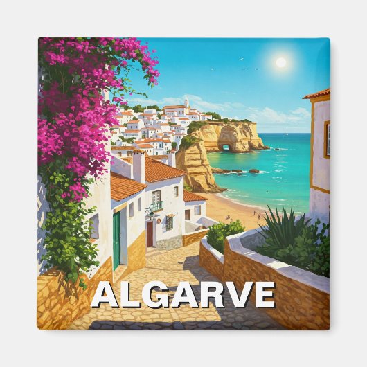 Algarve Portugal Reisen Magnet (Vorne)