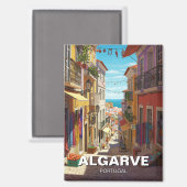 Algarve Portugal Reisen Magnet (Vorderseite/Rückseite)