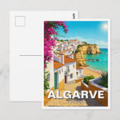 Algarve Portugal Reisen Postkarte (Vorne/Hinten)