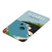 Algarve Portugal Retro Reisen Vintag Magnet (Linke Seite)