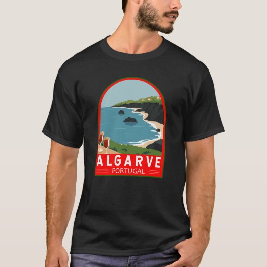 Algarve Portugal Retro Reisen Vintag T-Shirt