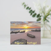 Algarve - Portugal. Sommersaison Postkarte (Stehend Vorderseite)