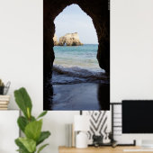 Algarve - Portugal - Strand - Strand - Meer - Meer Poster (Heimbüro)