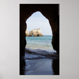 Algarve - Portugal - Strand - Strand - Meer - Meer Poster
