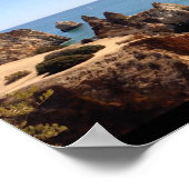 Algarve - Portugal - Strand - Strand - Meer - Meer Poster (Ecke)