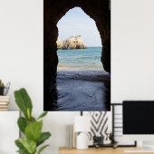Algarve - Portugal - Strand - Strand - Meer - Meer Poster (Heimbüro)