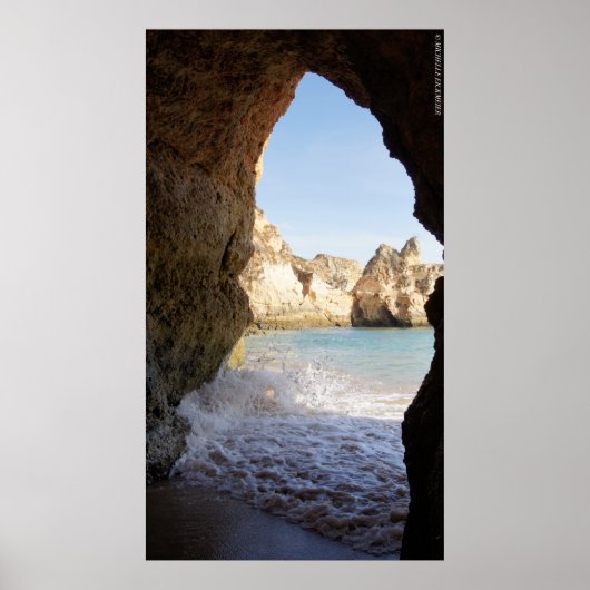 Algarve - Portugal - Strand - Strand - Meer - Meer Poster (Vorne)