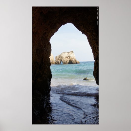 Algarve - Portugal - Strand - Strand - Meer - Meer Poster (Vorne)