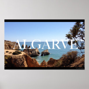 Algarve - Portugal - Strand - Strand - Meer - Meer Poster