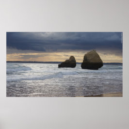 Algarve - Portugal - Strand - Strand - Meer - Meer Poster