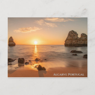 Algarve Portugal Sunset Postkarte