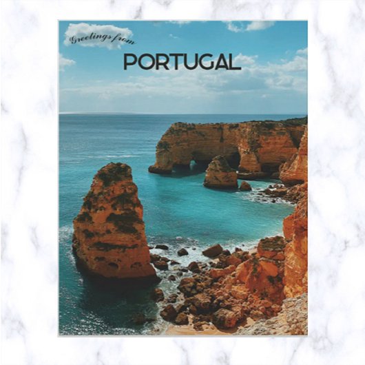 Algarve Postkarte