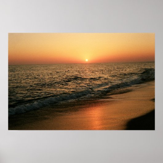 Algarve Sonnenuntergang Poster (Vorne)