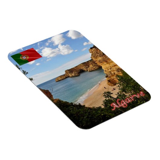 Algarve - Strand von Marinha - Portugal - Magnet (Rechte Seite)
