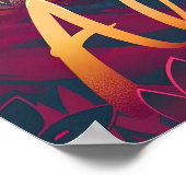 Algarve Sunset Poster (Ecke)