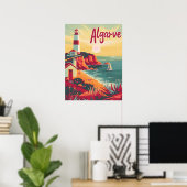 Algarve Vintag Poster (Heimbüro)
