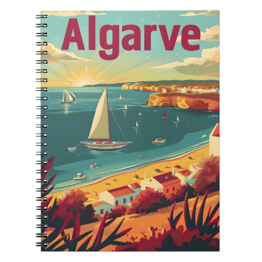 Algarve Vintage Notizblock (Vorderseite)