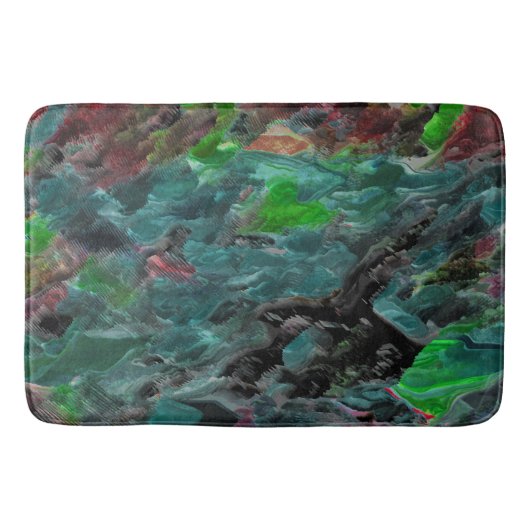 Algas ou corais do mar com efeito onda badematte (Vorderseite)