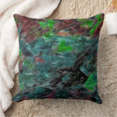 Algas ou corais do mar com efeito onda kissen (Decke)