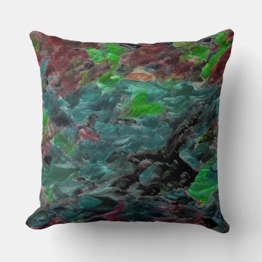 Algas ou corais do mar com efeito onda kissen (Vorderseite)