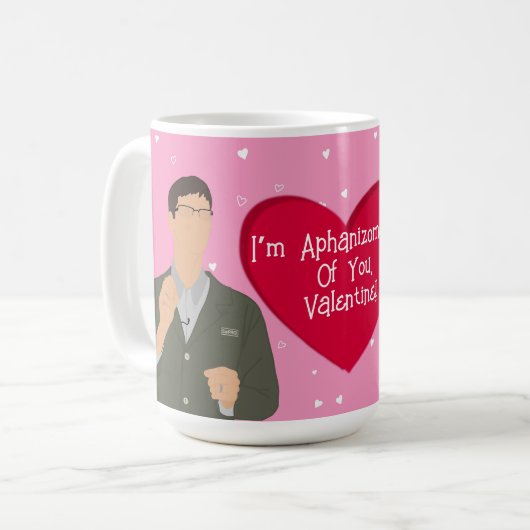 Alge Valentines Kaffeetasse (Vorderseite Links)