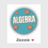 Algebra Aufkleber (Blatt)
