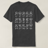 Algebra Dance Funny Graph Figures Math Equity T-Shirt (Design vorne)