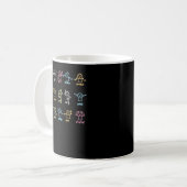 Algebra Dance Funny Graph Figures Math Equity Te Kaffeetasse (Vorderseite Links)