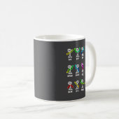Algebra Dance Funny Graph Figures Math Kaffeetasse (VorderseiteRechts)