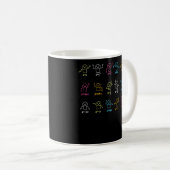 Algebra Dance Graph Figures Math Equity Lehrer Kaffeetasse (VorderseiteRechts)