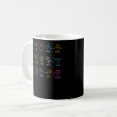 Algebra Dance Graph Figures Math Equity Lehrer Kaffeetasse (Vorderseite Links)