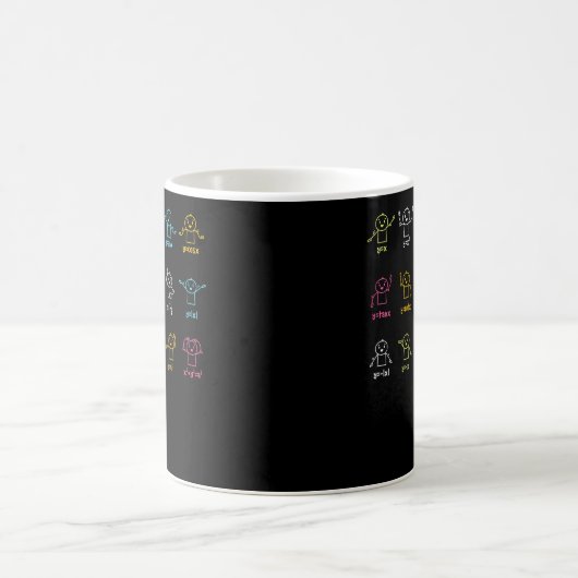 Algebra Dance Graph Figures Math Equity Lehrer Kaffeetasse (Mittel)