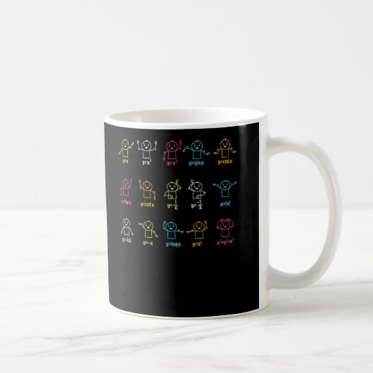 Algebra Dance Graph Figures Math Equity Lehrer Kaffeetasse (Rechts)