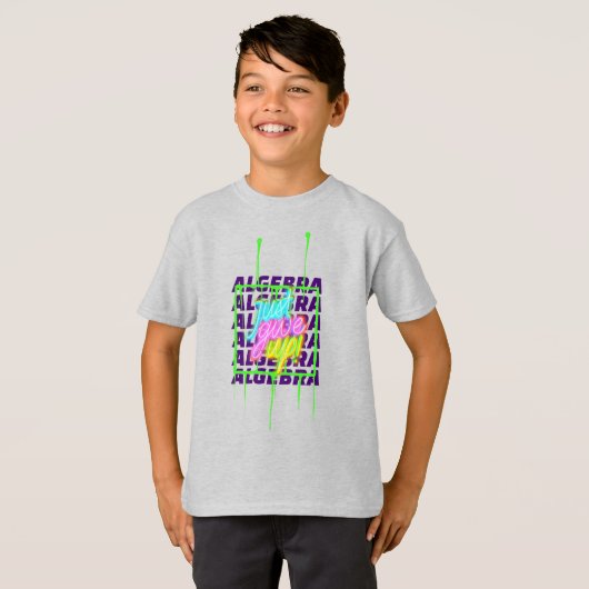 Algebra einfach aufgeben Mathe Algebra Lehrer T-Shirt (Vorne ganz)