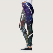 Algebra Flow: Mathematik Art Leggings (Links)