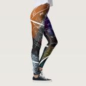 Algebra Flow: Mathematik Art Leggings (Rechts)