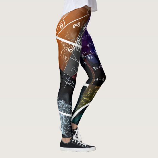 Algebra Flow: Mathematik Art Leggings (Rechts)