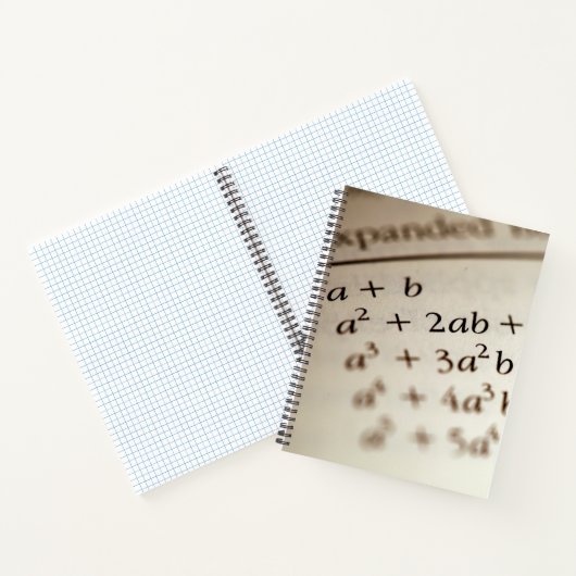 ALGEBRA FORMULAS NOTEBOOK NOTIZBLOCK (Innenseite)