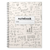 Algebra Geometry Formula Notizblock (Vorderseite)