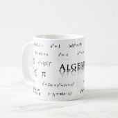 Algebra-Gleichungen Kaffeetasse (Vorderseite Links)