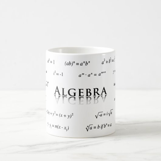 Algebra-Gleichungen Kaffeetasse (Mittel)
