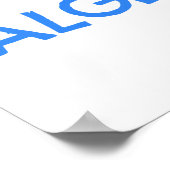 Algebra hat heute noch nicht einmal benutzt poster (Ecke)