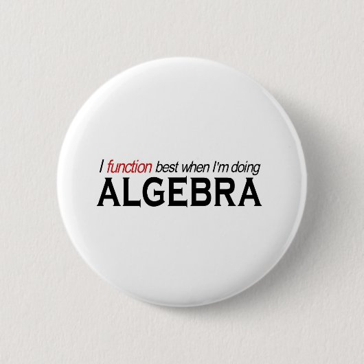 Algebra _I Funktion am besten Button (Vorderseite)