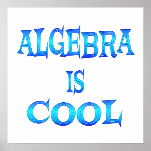 Algebra ist Cool - ab $11.80 Poster (Vorne)