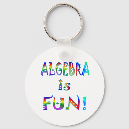 Algebra ist Spaß Schlüsselanhänger (Vorderseite)