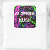 ALGEBRA KUSH QUADRATISCHER AUFKLEBER (Tasche)