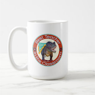 Algebra-Lehrer Lustiger Dinosaurier Kaffeetasse