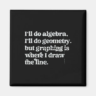 Algebra-Lehrer Lustiger Mathematik-Lehrer T Grafik Magnet